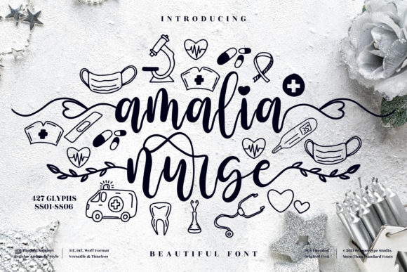 Amalia Nurse: The Elegant Script Font for Your Brand