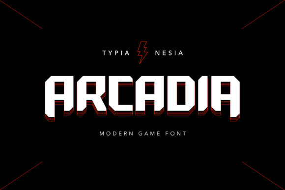 Arcadia: The Bold Robotic Display Font for Modern Designs