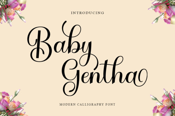 Baby Gentha: A Handwritten Typeface for Editorial Design