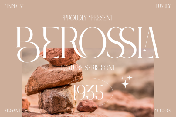 Berossla: A Thin Serif Typeface for Elegant Editorial Design
