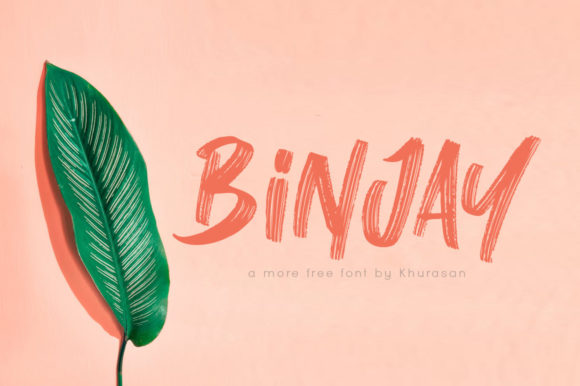 Binjay: The Modern Brushed Handwritten Typeface for Makers