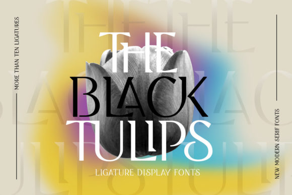 Black Tulip: The Elegant Serif Font for Crafters and Sellers