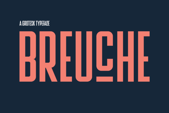 Breuche: The Bold Display Font for Memorable Branding
