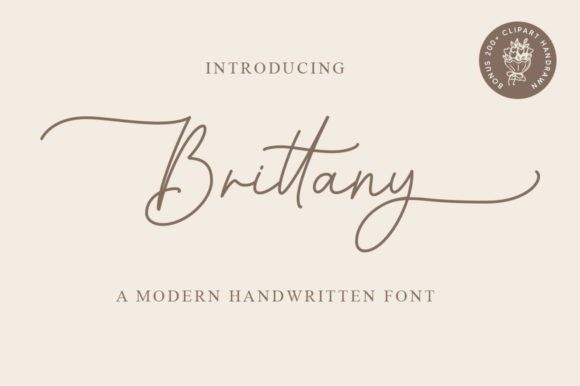 Brittany: The Timeless Handwritten Font for Modern Campaigns