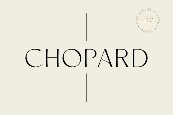 Chopard: The Elegant Sans Serif Typeface for Modern Editorial Design