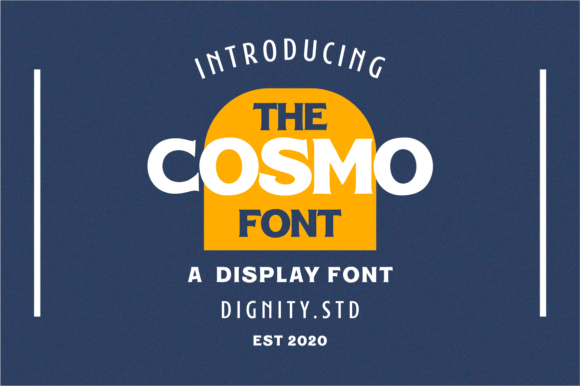 Cosmo: The Bold Display Font for Modern Digital Experiences
