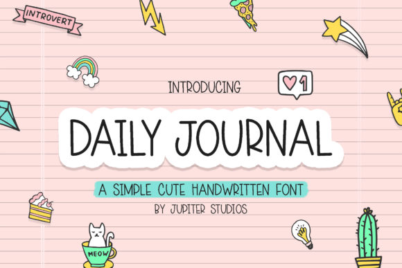 Daily Journal: A Handwritten Typeface for Editorial Design