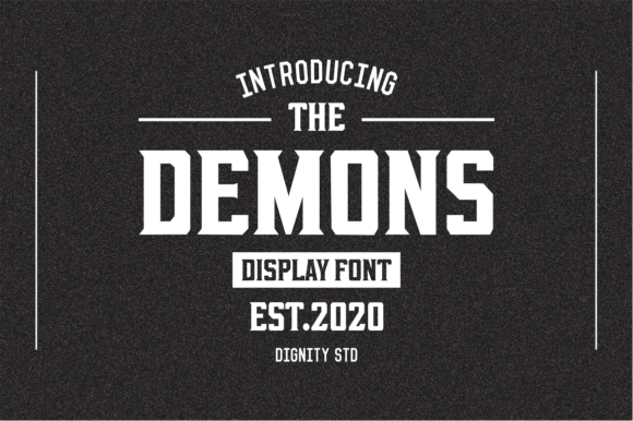 Demons: The Bold Display Font for High-Impact Digital Design