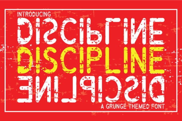 Discipline: A Bold Display Typeface for Modern Web Design