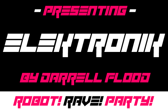 Elektronik: The Futuristic Typeface for Bold Business Branding