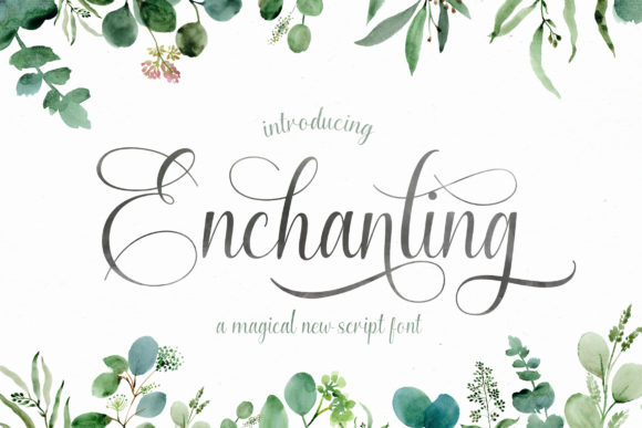 Enchanting Script: The Handwritten Typeface for Modern Campaigns