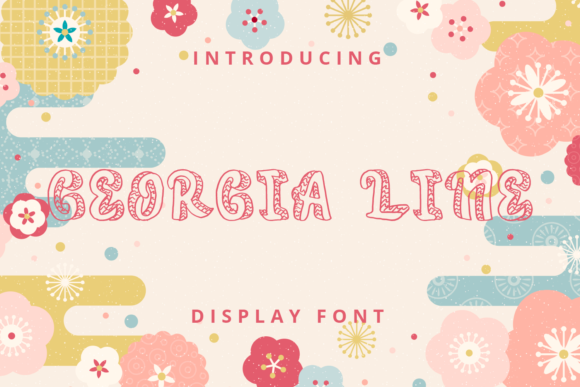 Georgia Line: The Sweet Display Font for Small Business Branding