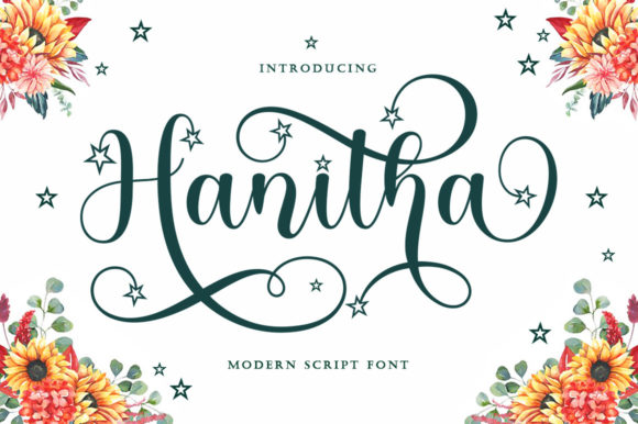Hanitha: The Script Handwritten Typeface for Elegant Branding