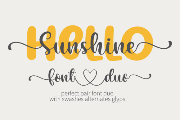 Hello Sunshine: A Delightful Script Handwritten Font for Editorial Design