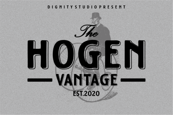 Hogen Vantage: A Bold Display Typeface for Editorial Design