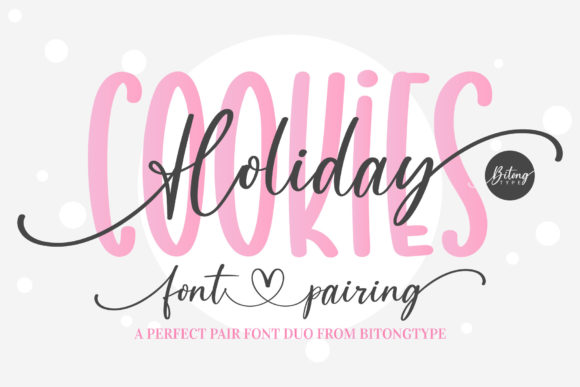 Holiday Cookies: A Handwritten Font for Polished Digital Brands