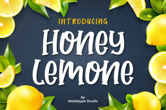 Honey Lemone: The Quirky Display Font for Unique Branding