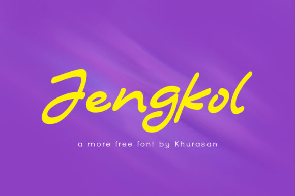 Jengkol: The Relaxed Handwritten Font for Trendy Branding