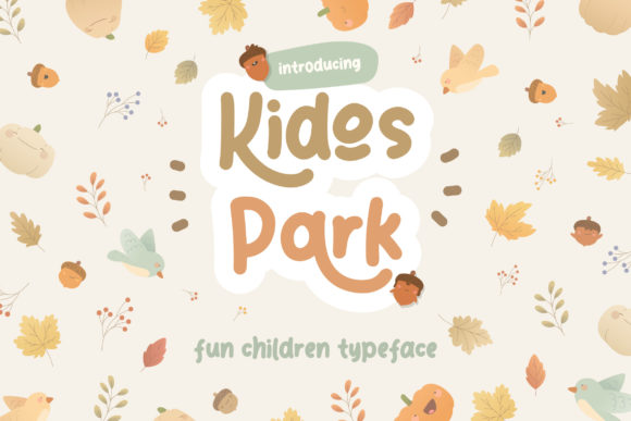Kidos Park: A Playful Display Font for Editorial Design