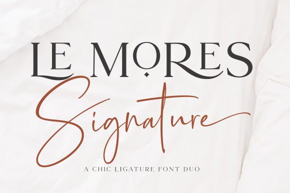 Le Mores Signature: A Luxury Duo Typeface for Digital Brands