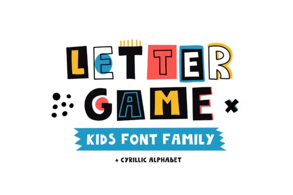 Letter Game: A Playful Display Font for Modern Editorial Design