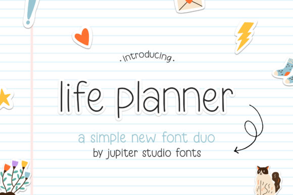 Life Planner Duo: A Minimal Sans Serif for Modern Branding