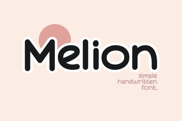 Melion: The Handwritten Font for Authentic Small Business Branding