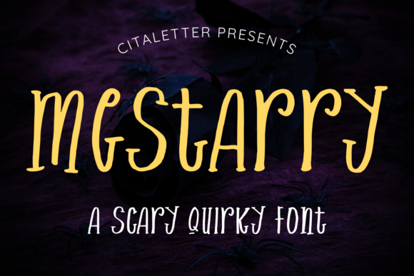 Mestarry: The Spooky Display Font That Brings Creative Ideas to Life