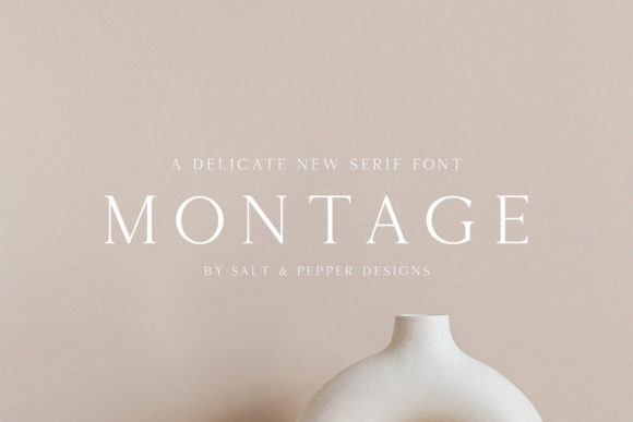 Montage: A Premium Serif Font for Luxury Branding