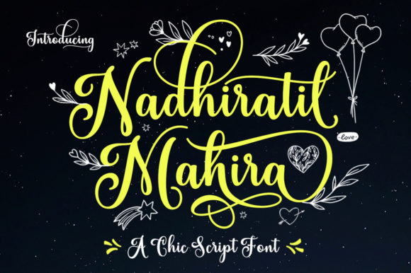 Nadhiratil Mahira: The Elegant Script Typeface for Brand Growth