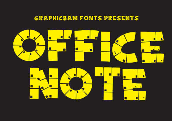 Office Note: A Bold Display Font for Creative Branding