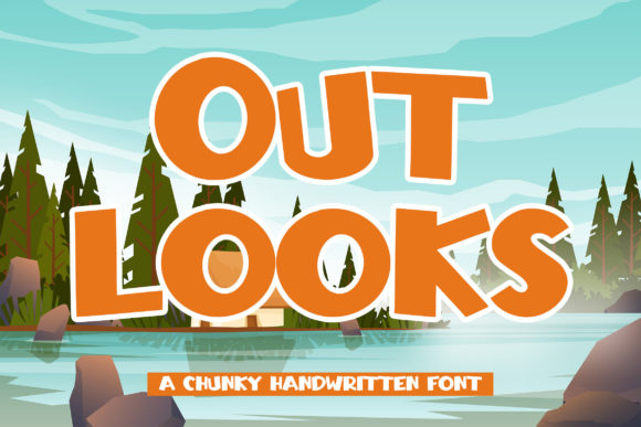 Outlooks: A Chunky Display Font for Joyful Branding