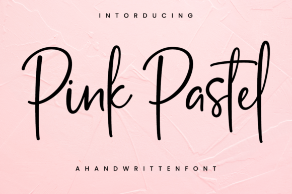Pink Pastel: The Elegant Script Font for Your Next Design