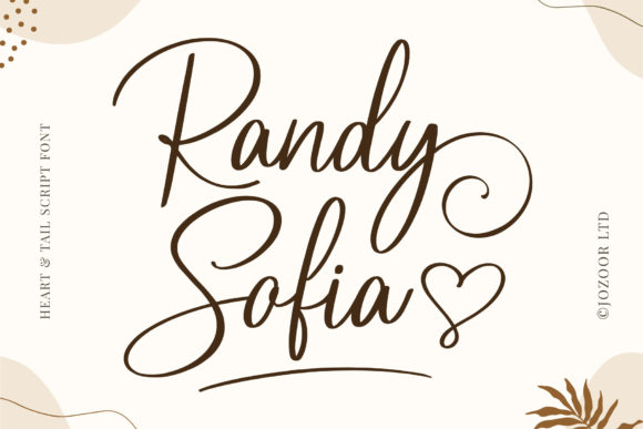 Randy Sofia: A Romantic Script Handwritten Typeface for Editorial Design