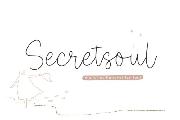 Secretsoul Monoline: The Elegant Script Typeface for Makers