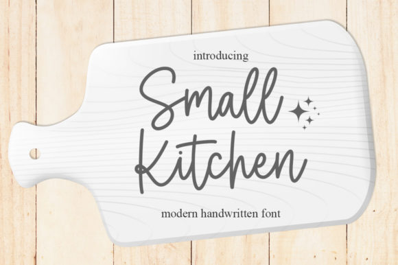 Small Kitchen: The Graceful Script Font for Modern Web Design
