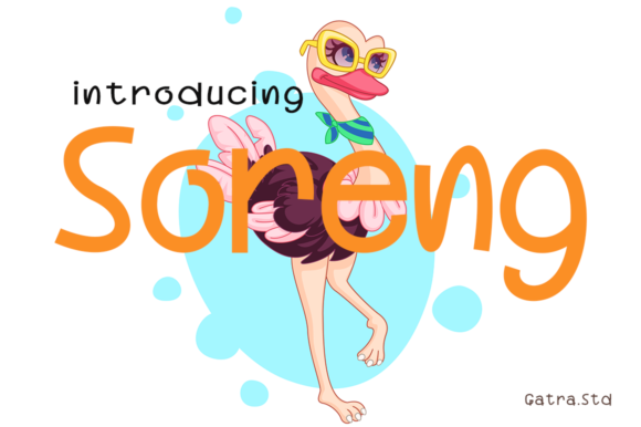 Soreng Display Font: A Quirky Typeface for Creative Makers