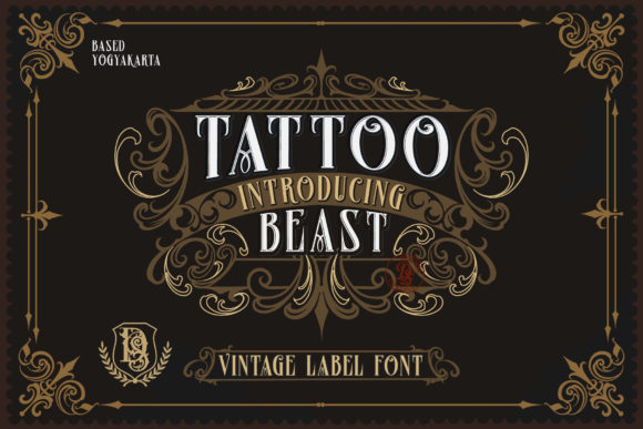 Tattoo Beast: A Premium Blackletter Typeface for Bold Branding