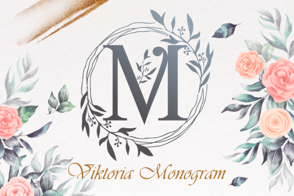 Viktoria Monogram Font for Elegant Digital Branding
