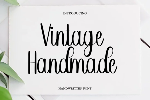 Vintage Handmade: The Perfect Typeface for Authentic Branding