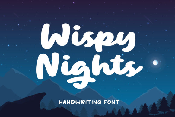 Wispy Night: The Bold Handwritten Font for Your Brand